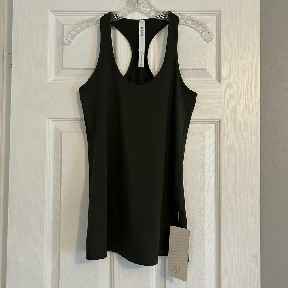 NWT Lululemon Athletica Cool Racerback Olive Green